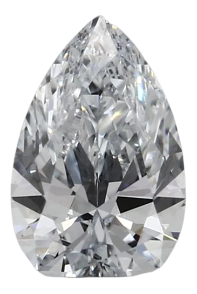 0.44 Carat F VVS1 Pear Lab Diamond Online Hot Sale