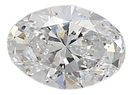 0.54 Carat D SI1 Oval Lab Diamond Online