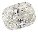 0.52 Carat F VVS1 Elongated Cushion Lab Diamond Sale