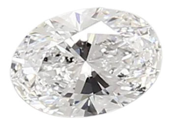 0.52 Carat D SI1 Oval Lab Diamond For Cheap