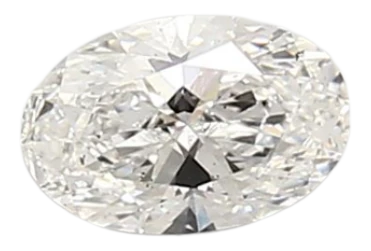 0.53 Carat E SI1 Oval Lab Diamond Fashion