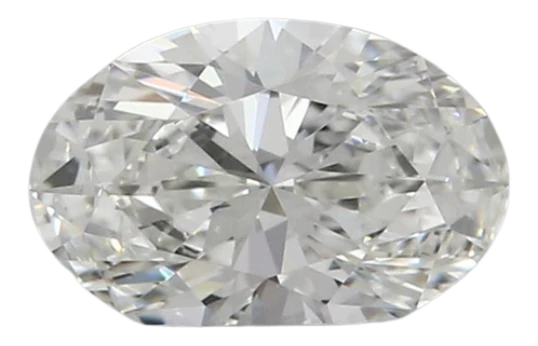 0.43 Carat F VVS1 Oval Lab Diamond Cheap