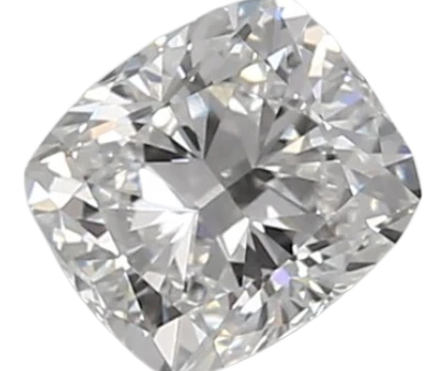 0.53 Carat D VVS2 Cushion Lab Diamond For Sale