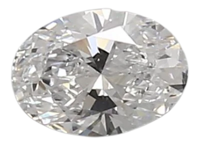 0.55 Carat D VVS2 Oval Lab Diamond on Sale