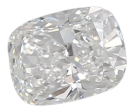 0.54 Carat E VVS2 Elongated Cushion Lab Diamond For Cheap