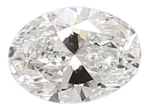 0.54 Carat D VVS2 Oval Lab Diamond Supply