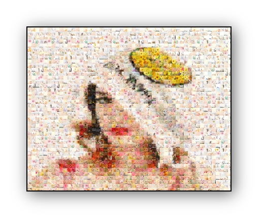 Photo Mosaic Canvas Print For Sale