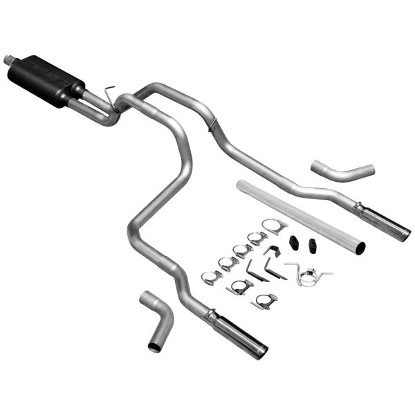 Flowmaster Exhaust Dodge Ram 1500 3.9L   5.2L   5.9L (94-01) 2500 3500 5.9L (94-02) 2.50  Catback- American Thunder 17429 Fashion