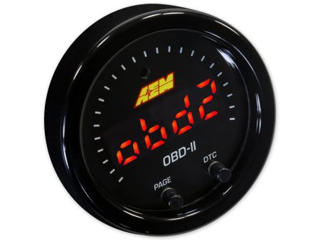 AEM X-Series OBD2 Gauge Black Bezel & Black Faceplate 30-0311 Supply