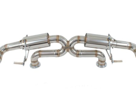 Top Speed Pro 1 Exhaust Audi R8 V10 (2009-2015) 3  Catback w  Dual Resonators Online Sale