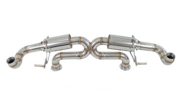 Top Speed Pro 1 Exhaust Audi R8 V10 (2009-2015) 3  Catback w  Dual Resonators Online Sale