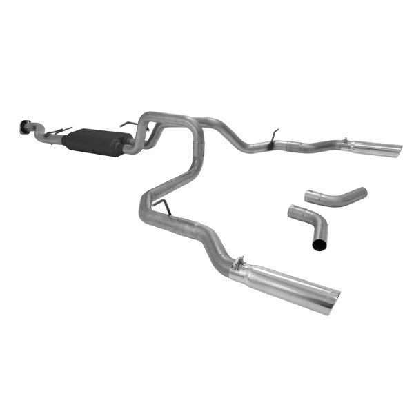 Flowmaster Exhaust Chevy Silverado  GMC Sierra 1500 4.3L  4.8L  5.3L Classic Body (99-07) 2.50  Catback - American Thunder 17435 Hot on Sale