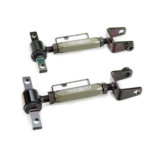 Voodoo13 Camber Arms Honda Civic (2001-2005) Rear Adjustable - Hard Green or Hard Clear Finish Cheap