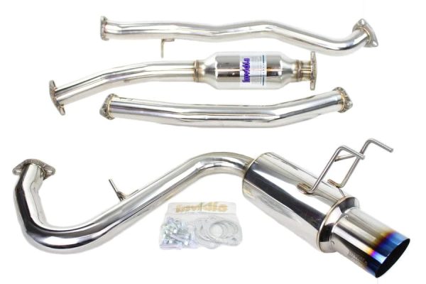 Invidia N1 Exhaust Honda Civic 1.5T Coupe   Sedan (16-21) Catback w  Titanium Blue Tips For Sale