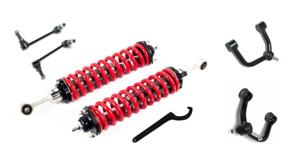 Freedom Offroad Lift Kits Toyota Tacoma (05-23) 2.5-5  Front Adjustable Coilovers w  Upper Control Arms Fashion