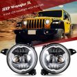 Race Sport RS LED Headlight & Fog Light Kit Jeep Wrangler JT (18-23) RGBW Chasing Combo Kit For Cheap