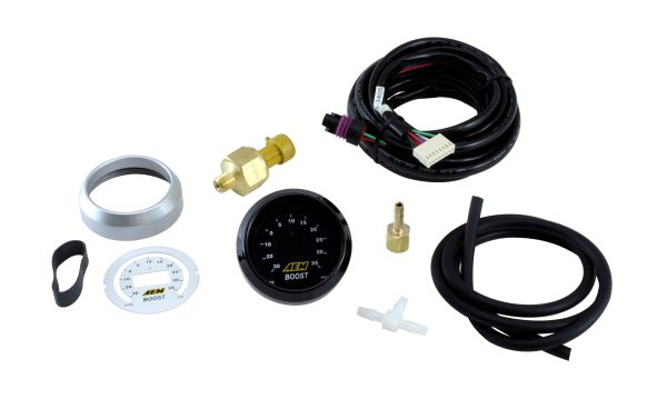 AEM Boost Pressure Gauge (30 ~ 35 PSI) 30-4406 Online Sale