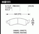 Hawk Blue 9012 Racing Brake Pads Ford Mustang Cobra (2000-2004) Front Set HB111E.610 For Cheap