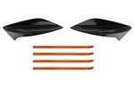 OLM Spoiler Side Fins Subaru WRX   WRX STi (15-20) [STI Style] Multiple Finish Options Online Sale