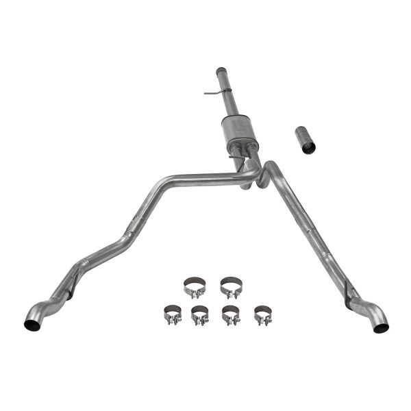 Flowmaster Exhaust Chevy Silverado  GMC Sierra 1500 6.2L V8 (19-24) 3.5  to Dual 2.5  Catback - Flow FX 717890 For Sale