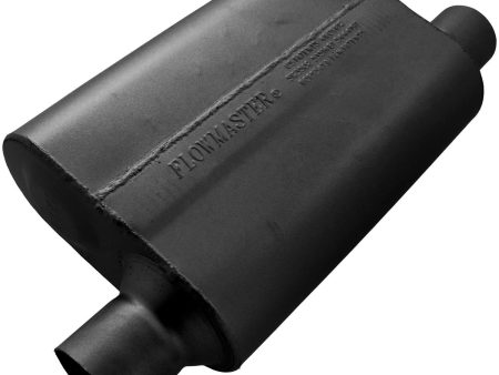 Flowmaster Muffler 40 Series (2.5  Offset In   2.5  Same Side Out) Delta Flow Chambered 942544 Fashion