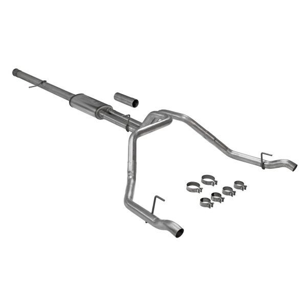 Flowmaster Exhaust Chevy Silverado  GMC Sierra 1500 6.2L V8 (19-24) 3.5  to Dual 2.5  Catback - Flow FX 717890 For Sale