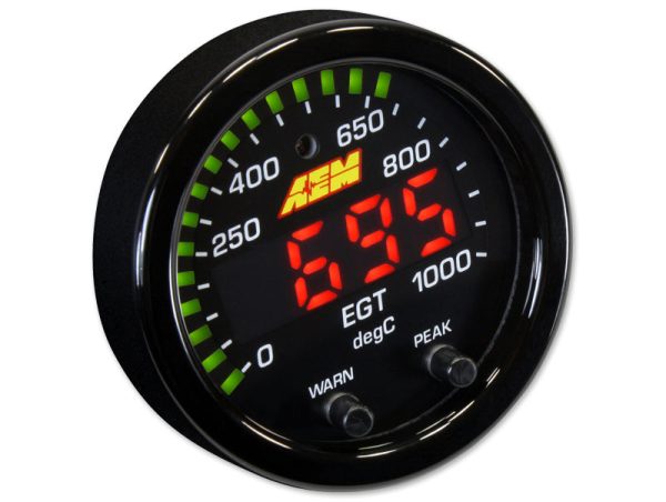 AEM X-Series EGT Gauge (0~1800F   0~1000C) 30-0305 Online