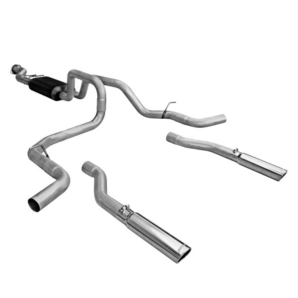 Flowmaster Exhaust Chevy Silverado  GMC Sierra 1500 4.3L  4.8L  5.3L Classic Body (99-07) 2.50  Catback - American Thunder 17435 Hot on Sale