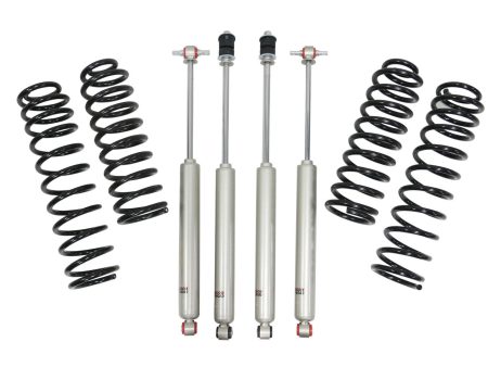 Freedom Offroad Lift Kits Jeep Wrangler  Wrangler JK (07-18) 2.5  Front   2.5  Rear Lift Springs w  Shocks Fashion