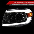 Spec-D Projector Headlights Toyota Tacoma (05-11) LED C-Bar DRL - Black or Chrome Online