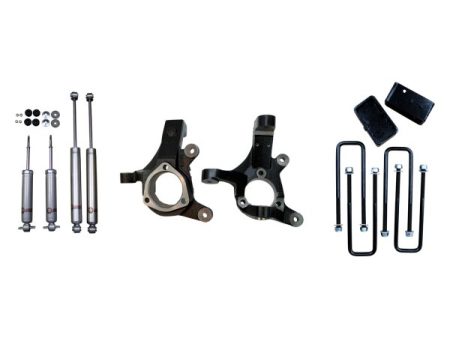 Freedom Offroad Lift Kits Chevy Silverado 1500 RWD (99-06) 3  Lift Spindles   2  Rear Lift Blocks w  U Bolts + Shocks Online Hot Sale