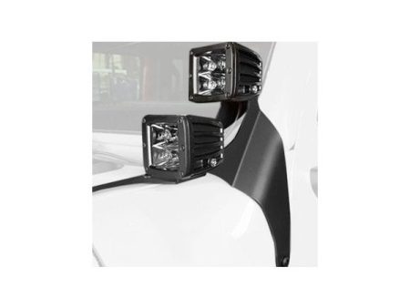 Race Sport RS Quad Cube LED Light Pillar Kit Jeep Wrangler JL (2018) Blacked Out Series on Sale