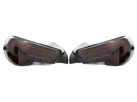 OLM Tail Lights FR-S (13-16) BRZ (13-20) 86 (17-20) [VL Style Sequential] Red   Smoked   Gold Supply