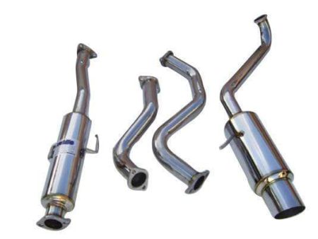 Invidia N1 Exhaust Honda CRX EF8 (1988-1991) Catback w  Polished Tips Sale