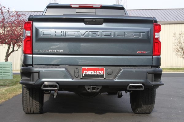 Flowmaster Exhaust Chevy Silverado  GMC Sierra 1500 5.3L (19-24) [w  Factory Dual Tailpipe] 3.0  Catback - Flow FX 717894 Sale