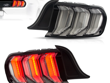 Auto Addict Tail Lights Ford Mustang S550 (15-23) Euro Style - Sequential Turn Signal LED For Sale