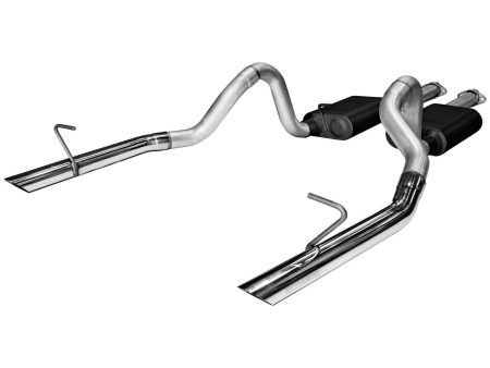 Flowmaster Exhaust Ford Mustang LX 5.0L (87-93) GT 5.0L (1986) 2.50  Catback - American Thunder 17213 Sale