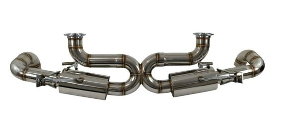 Top Speed Pro 1 Exhaust Audi R8 V10 (2009-2015) 3  Catback w  Dual Resonators Online Sale