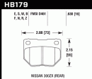 Hawk Blue 9012 Racing Brake Pads Subaru WRX (2006-2007) Rear Set HB179E.630 Supply