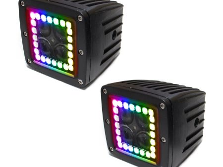 Race Sport RS 3x3 HALO Cube Light Kit - ColorADAPT w  RGB Multi-Color Functions Online