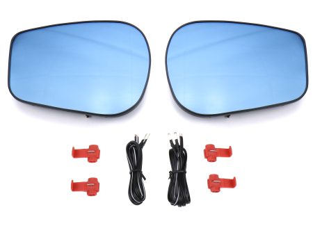 OLM Mirrors FRS BRZ 86 (13-21) [Wide Angle Convex Heated w  Turn Signals] Blue Cheap