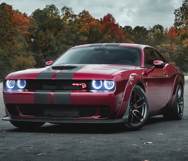 Auto Addict Headlights Dodge Challenger (15-23) LED RGB Color Change Projector Lights on Sale