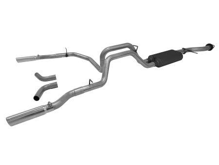 Flowmaster Exhaust Chevy Silverado  GMC Sierra 1500 4.3L  4.8L  5.3L Classic Body (99-07) 2.50  Catback - American Thunder 17435 Hot on Sale