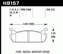 Hawk Blue 9012 Racing Brake Pads Mazda Miata Base 1.6L (1990-1993) Rear Set HB157E.484 Supply