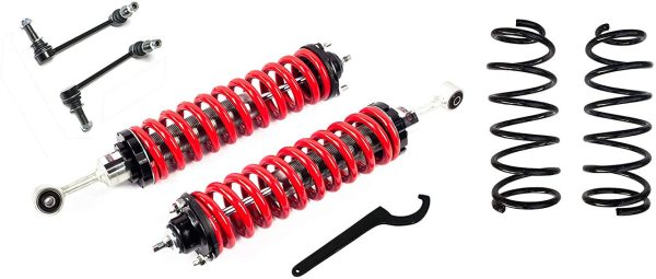 Freedom Offroad Lift Kits Lexus GX460 (10-23) 2.5-5  Adjustable Coilovers   3  Rear Lift Springs Fashion