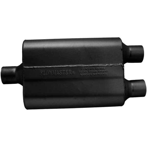 Flowmaster Muffler 40 Series (2.25  Center In   2.25  Dual Out) Delta Flow Chambered 9424422 Online