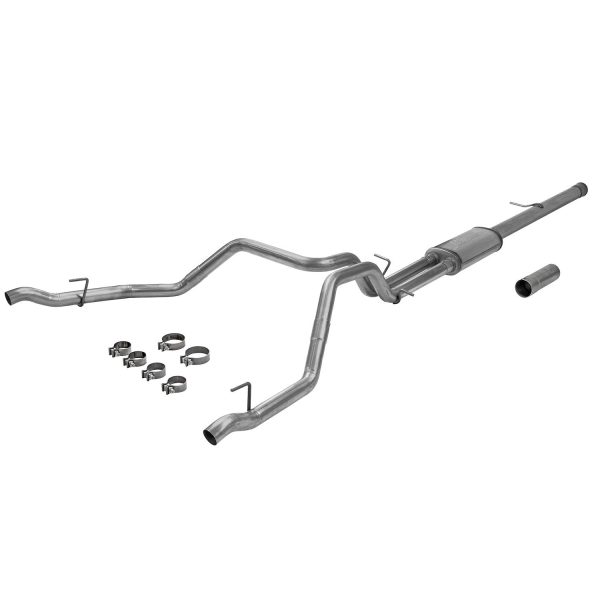 Flowmaster Exhaust Chevy Silverado  GMC Sierra 1500 6.2L V8 (19-24) 3.5  to Dual 2.5  Catback - Flow FX 717890 For Sale