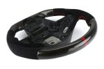 OLM Steering Wheel Toyota Supra (20-22) [Carbon Pro] Carbon Fiber & Alcantara w  Red Stripe Cheap