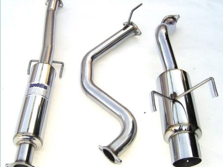 Invidia N1 Exhaust Honda Del Sol (1993-1997) Catback w  Polished Tips on Sale