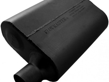 Flowmaster Muffler 40 Series (2.25  Offset In   2.25  Offset Out) Delta Flow Chambered 942443 Sale